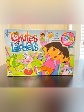 Y2K Dora the Explorer Chutes and Ladders COMPLETE Milton Bradley 2005 Kids Show